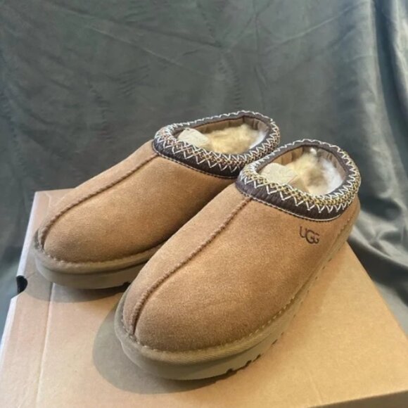 UGG Australia Tasman Chestnut Suede Slipper - Picture 2 of 6